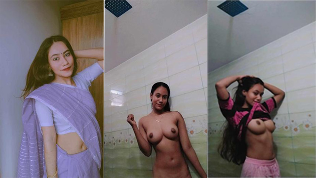 Indian Cute Sexy Figure GF Showing Leaked Watch