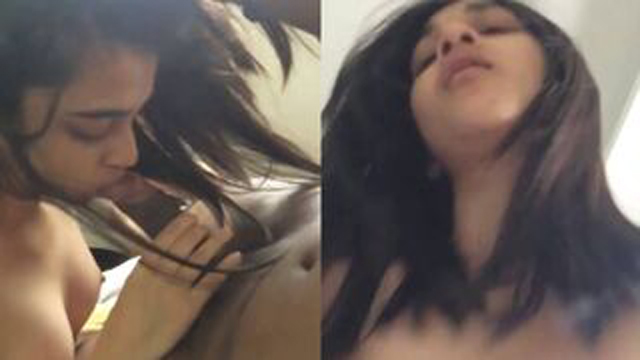 NRI Girl in Canada Hot Blowjob & Cock
