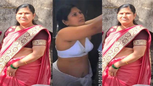 Aunty Dress Changing Video Leaked By Neighbour HD