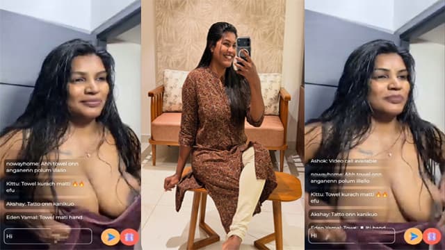 Mallu Reshma Rechu – First Ever Nip Slip Video