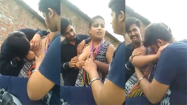 Desi College Boys Rep In Garden Of Girlfriend