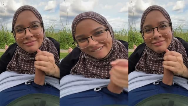 Hijabi Babe Public – Big Cock Suck Hard Fuck Viral