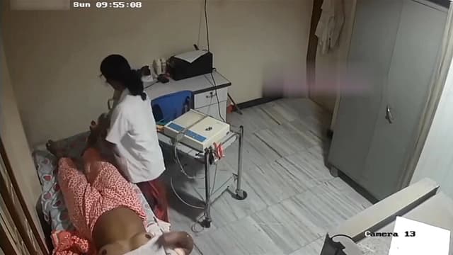Tamil Aunty Nurse Cream Leg CCTV Big Boobs MMS