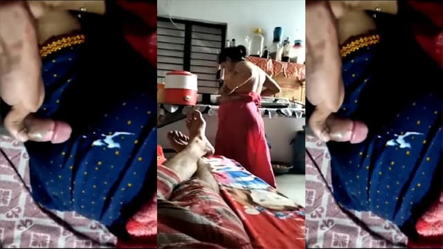 Tharki Desi Son Cum On Masturbating Sleeping Mom Ass