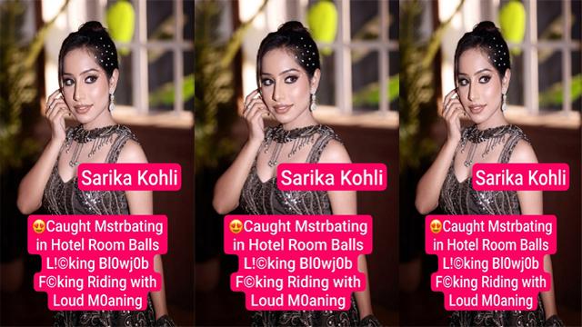 Real Sarika Kohli Caught Hotel Licking Blowjob