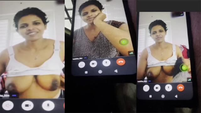 Tamil Teacher Showing On Call Clear Talk Video