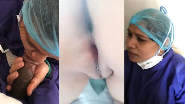 Blonde Nurse Mom Giving Blowjob To Doctor Fucking