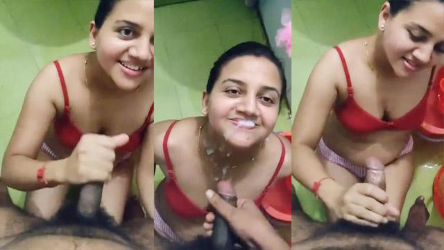 Horny Sexy Desi Cousin Blowjob And Cumshot In Mouth