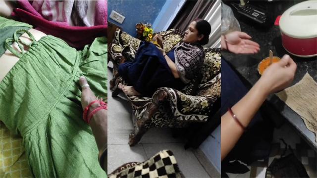 Tamilnadu Son Groping his mom’s boobs while she is sleeping